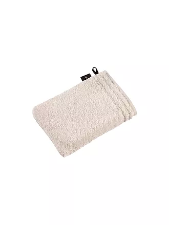 VOSSEN | Guanto da bagno CALYPSO FEELING 22x16cm Nero | beige